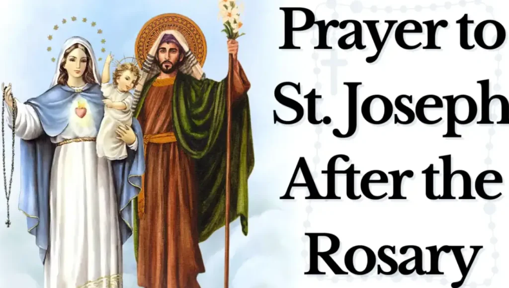 prayers after praying the rosary