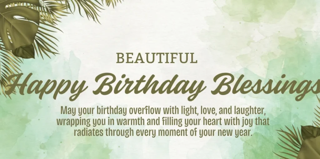 birthday blessing