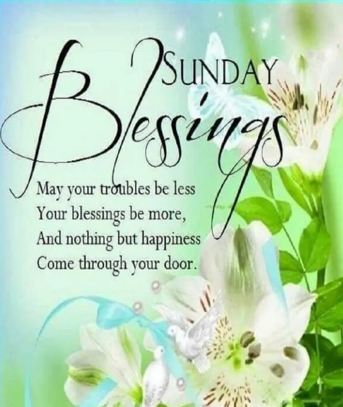 bless sunday