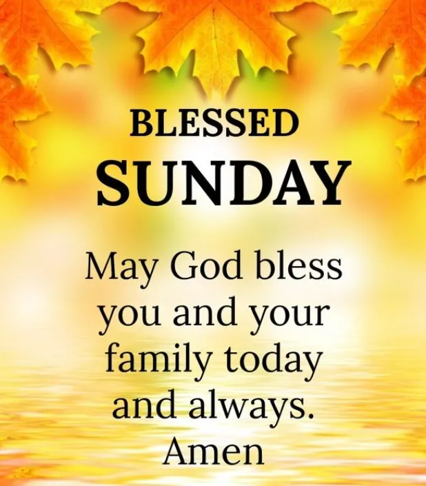 bless sunday
