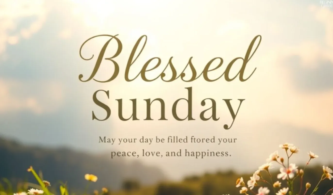 bless sunday
