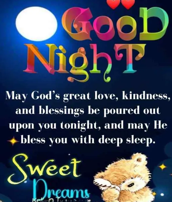 good night blessings images