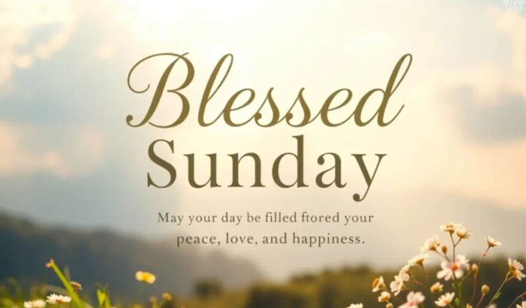 happy sunday blessings