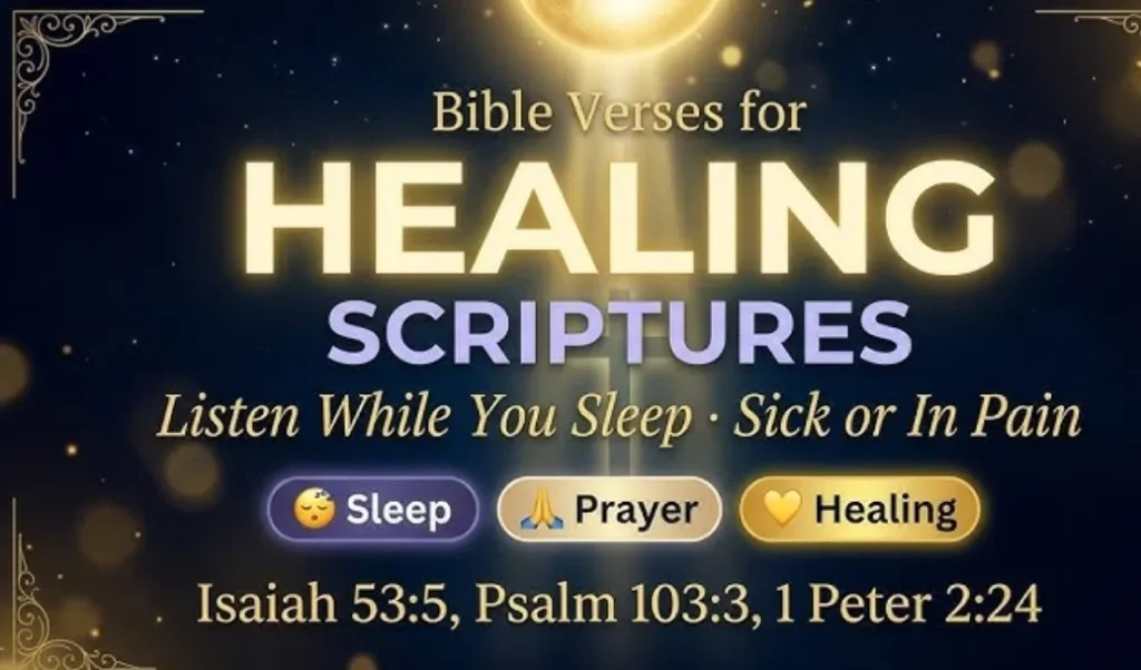 healing prayers and scriptures