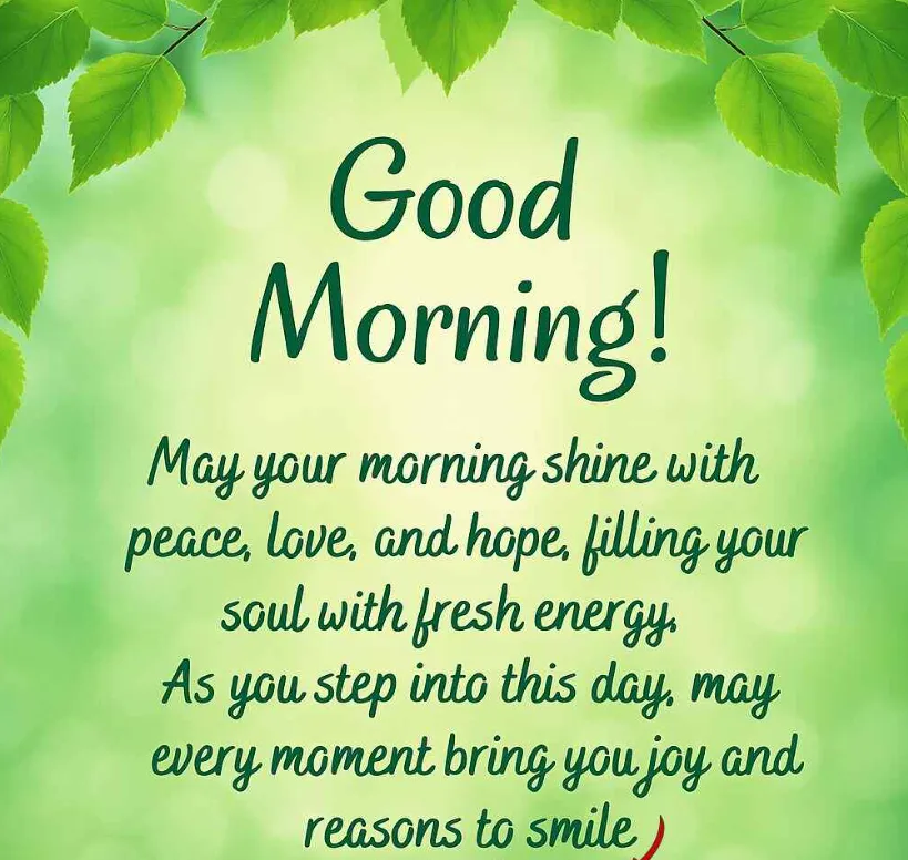 positive good morning blessings