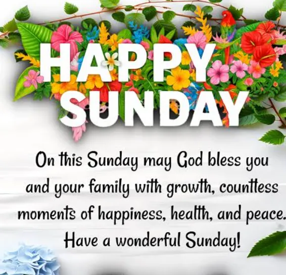 positive sunday blessings