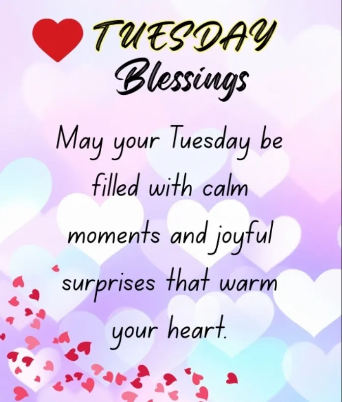 tuesday blessings and prayers
