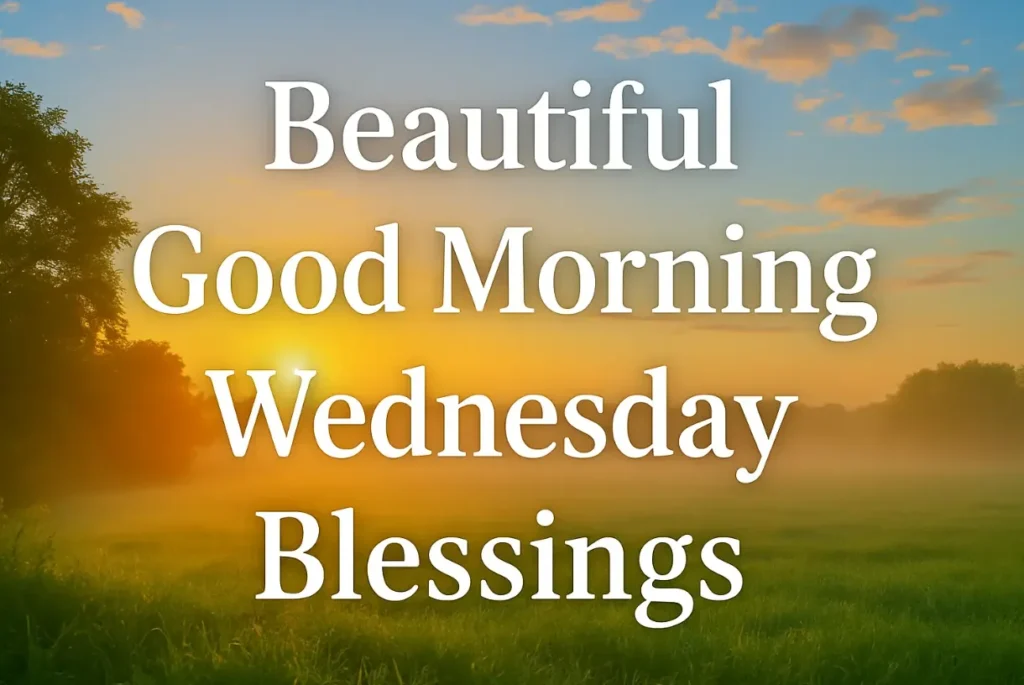 wednesday blessings and prayers